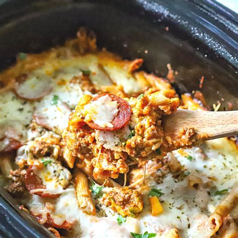 Pizza Casserole In A Crock Pot At Frances Ciccone Blog