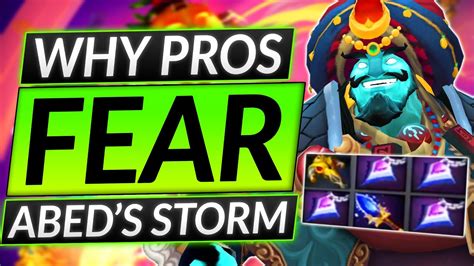 Why Everyone Fears Abeds Storm Spirit Broken Mid Lane Tips Dota 2