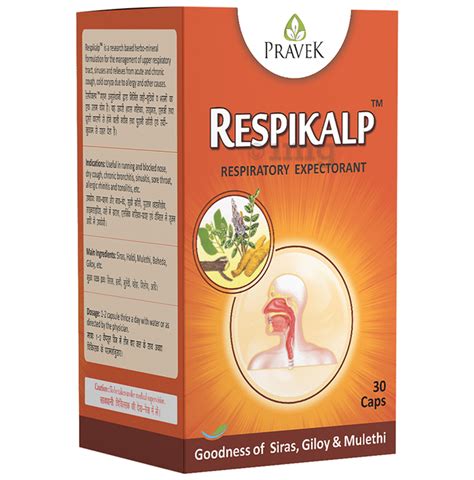 Pravek Respikalp Capsule Buy Bottle Of 30 0 Capsules At Best Price In