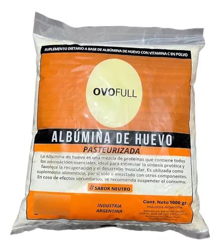 Albúmina De Huevo Deshidratada Ovofull 2 Kg Proteína Claras Envío gratis