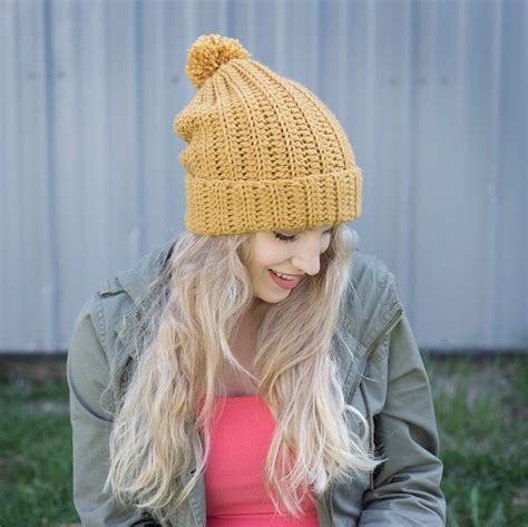 Easy Breezy Ribbed Beanie Pattern