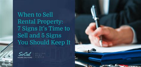 When To Sell Rental Property 7 Signs Its Time To Sell