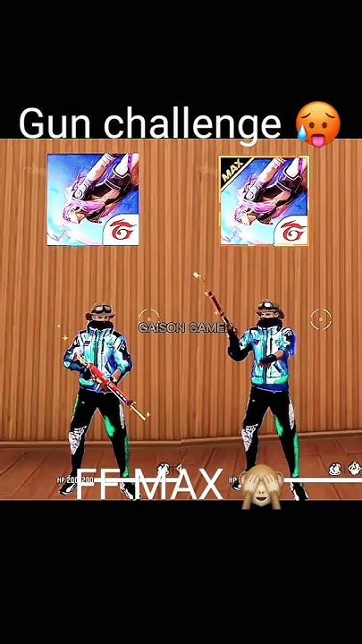 Free Fire Vs Free Fire Max Gun Reload Challenge Ll Garena Free Fire Ll ‎dg Gamer Short Shorts