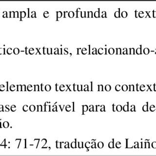 Quadro Modelo De An Lise Textual Pr Via Tradu O Segundo Nord