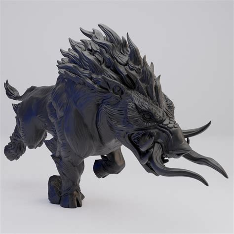 Hot Goblin ファルドーンウォーホッグA ミニチュア ホットゴブリン 突進