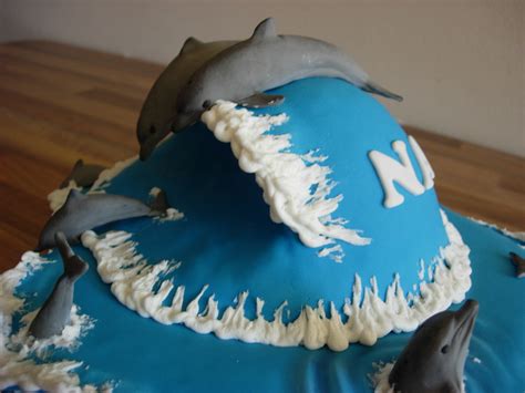 Dolphin Birthday Cake For Our 8 Year Old Daughter