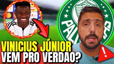 AGORA OLHA O QUE VINICIUS JÚNIOR FALOU APÓS O VERDÃO DECLARAR APOIO A