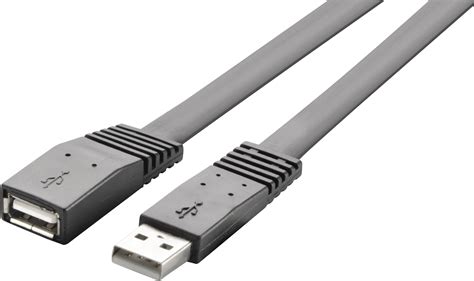 Renkforce USB Kabel USB 2 0 USB A Stekker USB A Bus 1 00 M Zwart Zeer