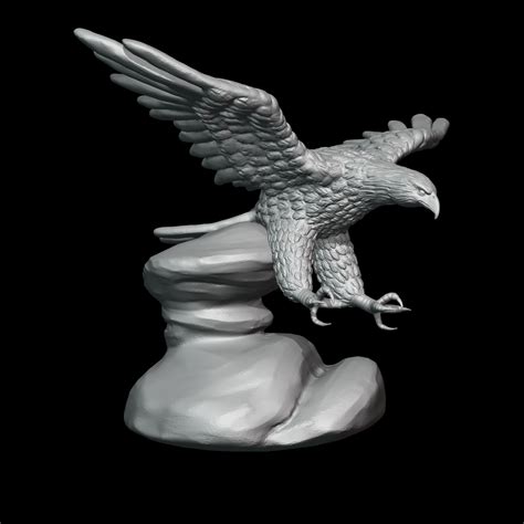 Bald Eagle v1 Free 3D Model - .obj .stl - Free3D