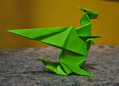 Printable Origami Dragon