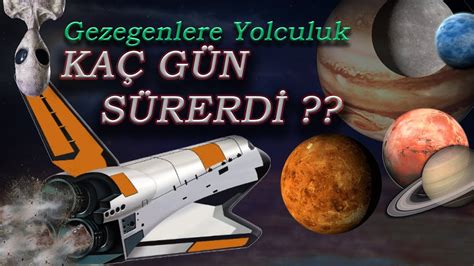 Gezegenlere Yolculuk Ka G N S Rerd K V Deo Uzay Gezegen Space