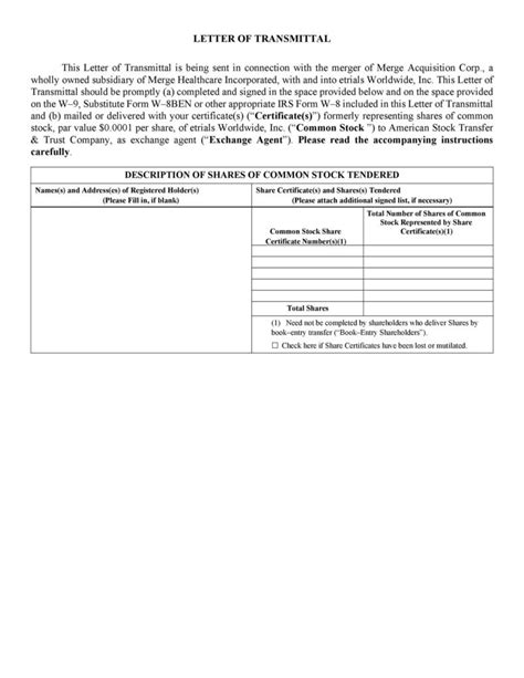 Letter Of Transmittal Great Examples Templates Templatelab