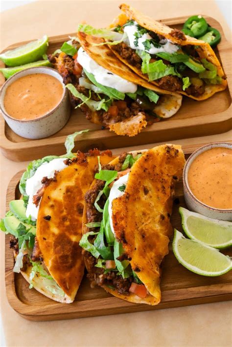 Crispy Cheesy Ground Beef Tacos Artofit