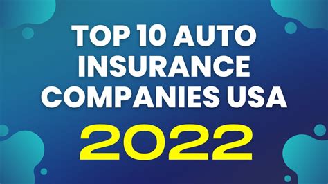 Top 10 Auto Insurance Company In USA YouTube