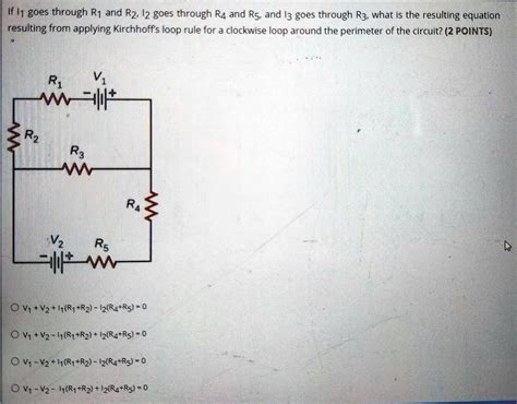 SOLVED If I1 Goes Through R1 Ad Rz I2 Goes Through R4 And R5 And I3