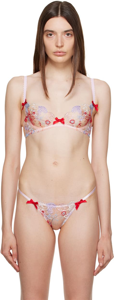 Pink Zuri Bra By Agent Provocateur On Sale