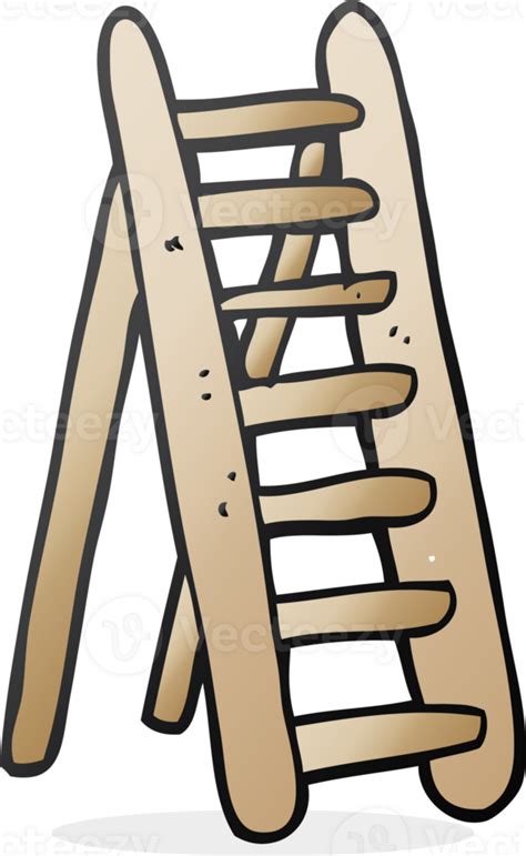 Drawn Cartoon Ladder 45191953 Png