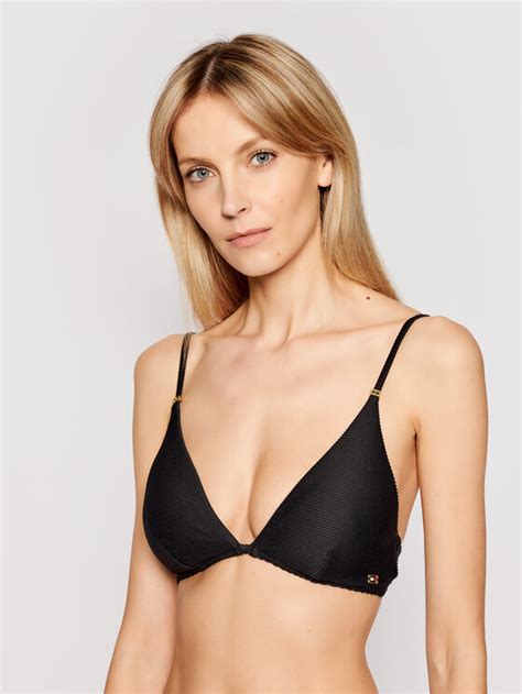 Tommy Hilfiger Bikini Oberteil UW0UW02690 Schwarz Modivo De