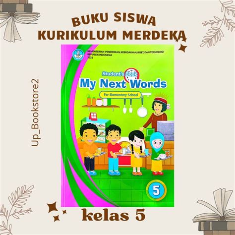 Jual Buku Siswa Bahasa Inggris My Next Word Kelas 5 Kurikulum Penggerak