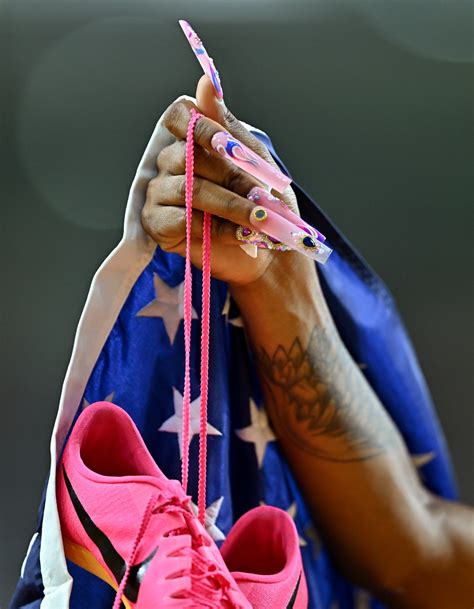 The Sweet Reason Track Star Sha’Carri Richardson Does Her Nails—Plus ...