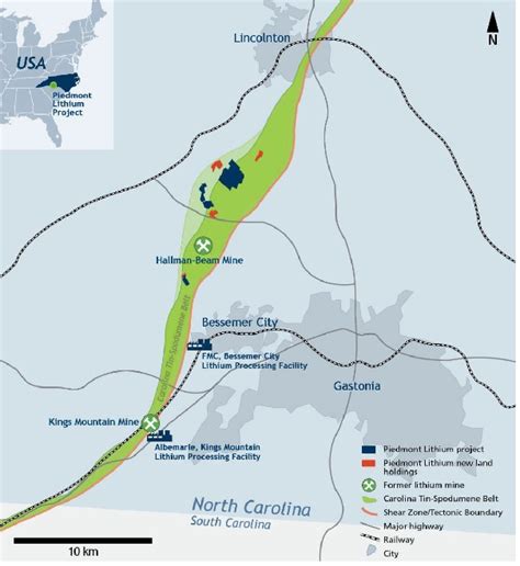 Piedmont Lithium Expands Land Position In Tin Spodumene Belt Of North