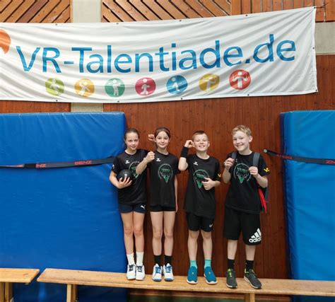 Unsere Talente Beim Bezirksentscheid Der Vr Talentiade Handball