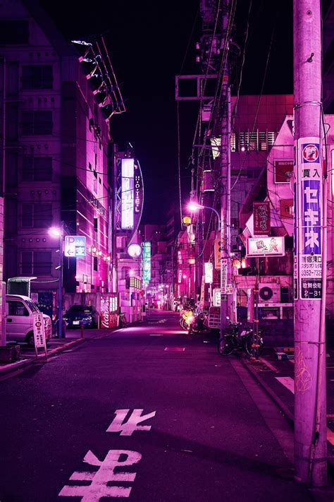 Тokyo Neon City Removable Wallpaper, Japanese Traditional Wallpaper ...