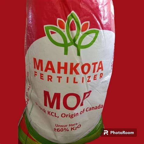 Jual Pupuk Kcl Mahkota Mop Muriate Of Potash Kemasan Repaking Kg