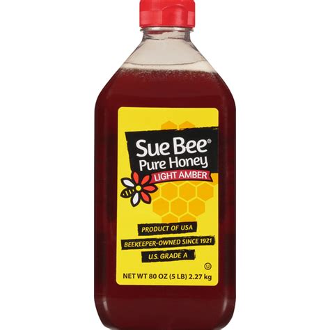 Sue Bee Honey Pure Light Amber 80 Oz Instacart