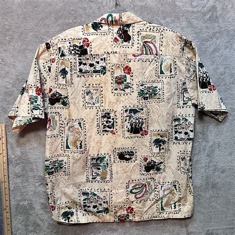 Hilo Hattie Hawaiian Original Vintage Mens Xl Polynes… Gem