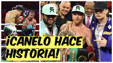 CANELO ES EL INDISCUTIDO derrotó a Jaime Munguía por decisión unánime