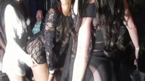 Hot Brunette And Short Haired P Stars Flashing And Cavorting With Each Other At The XRCO