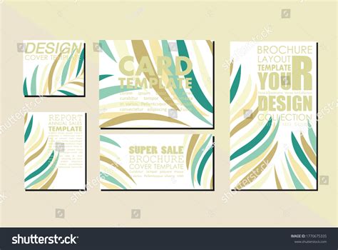 Card Template Green Color Vector Illustration Stock Vector (Royalty Free) 1770675335 | Shutterstock