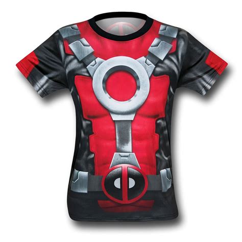 Deadpool All Over Print Costume Fitness T Shirt