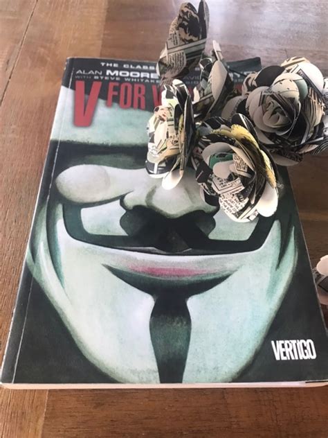 V for Vendetta Graphic Novel Roses | Etsy