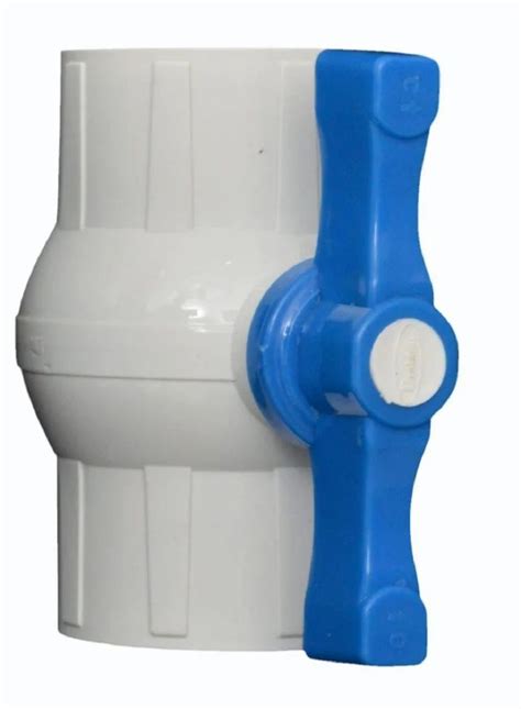 Pp Solid White Ball Valve Valve Size 50 Mm Screwed End At Rs 40