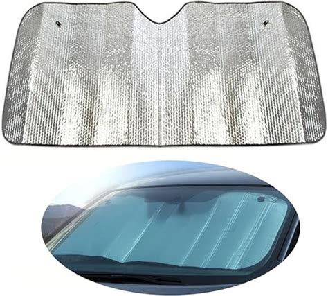 JUNGEN Coche Parabrisas Parasol Visera Doble Hoja De Aluminio