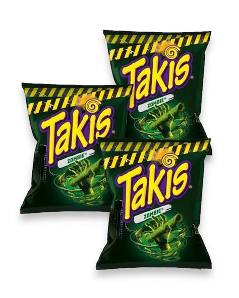 Takis Zombie Habanero And Cucumber Tortilla Chips Pack Of 5