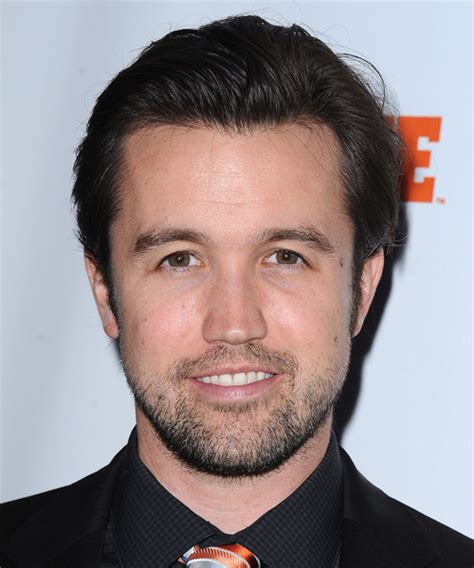 Rob McElhenney Short Straight Formal Hairstyle - Dark Brunette Hair Color