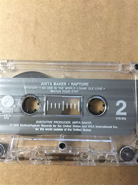 Anita Baker Rapture 1986 Cassette 75596044448 Ebay