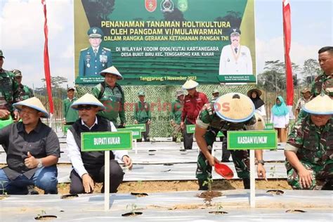 Pemkab Kukar Gandeng Tni Bangun Pertanian Sapos