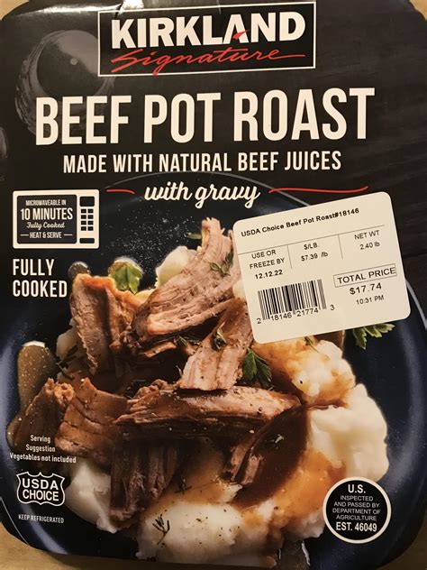 Kirkland Beef Pot Roast R Costco