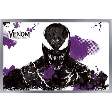 Marvel Venom Let There Be Carnage Black And Purple Wall Poster 22