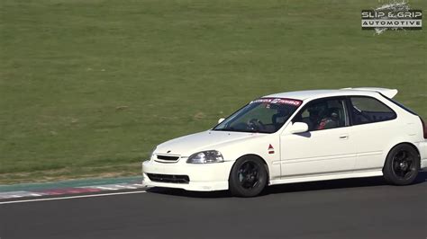 Honda Civic EK9 Race Base Castle Combe SSTV Track Day Video YouTube