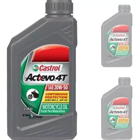 Aceite Castrol Actevo T W Mineral Nuevo Moto Delta