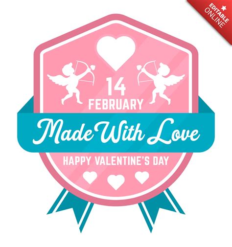 Happy Valentine's Day Logo Design Template | Free Design Template