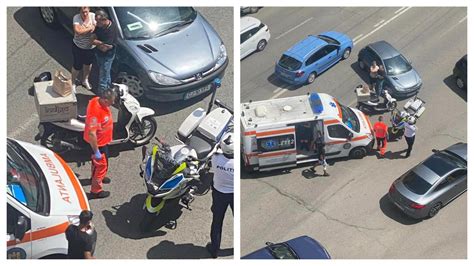 Cluj Accident Rutier Pe Strada Fabricii Din Cluj Napoca Un Scuter A