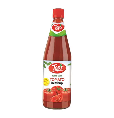 Tops Tomato Ketchup Glass Bottle Kg Listerr An Indian Marketplace