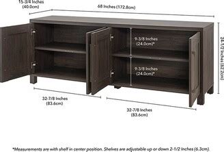 Abraham Ivy Chabot Rectangular Tv Stand For Tv S Up To In Shopstyle