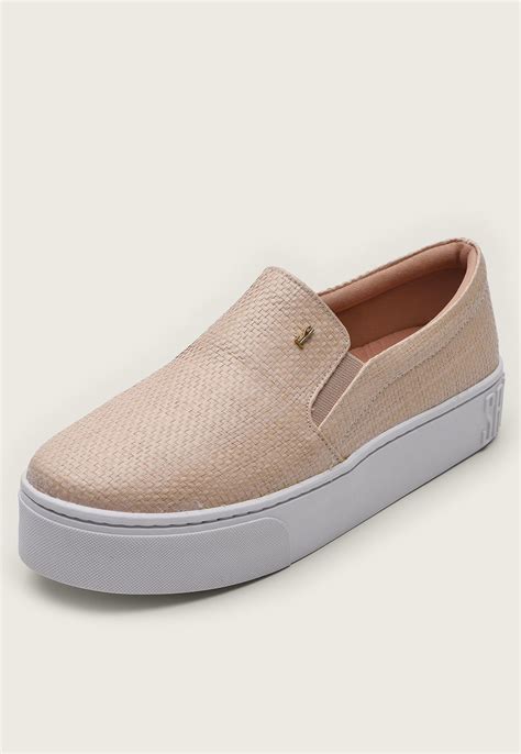 T Nis Slip On Santa Lolla Tress Nude Compre Agora Dafiti Brasil